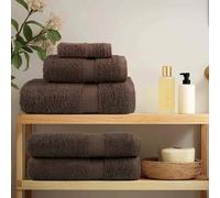 Vidaxl Gants De Toilette 2 Pcs Marron Coton