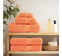 Vidaxl Gants De Toilette 4 Pcs Orange Coton