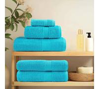 Vidaxl Gants De Toilette 4 Pcs Turquoise Coton