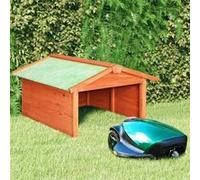 vidaXL Garage de tondeuse à gazon 72x87x50 cm Bois de sapin solide 170878 G