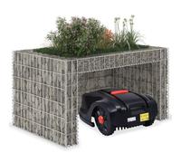vidaXL Garage tondeuse à gazon lit surélevé 110x80x60 cm Fil en acier