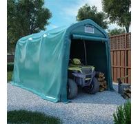 vidaXL Tente de garage en PVC 2,4 x 3,6 m Vert