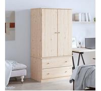 vidaXL Garde-robe ALTA 90x55x170 cm bois massif de pin, armoire de rangement, organisateur de garde-robe, armoire, placard, 353929
