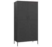 vidaXL Garde-robe Anthracite 90x50x180 cm Acier