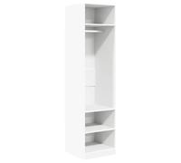 vidaXL Armoire garde-robe Organisateur de chambre Blanc Bois d’ingénierie