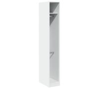 Vidaxl Garde-Robe Blanc 30x50x200 Cm Bois D'ingénierie Blanc