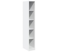 vidaXL Garde-Robe Blanc 30x50x200 cm Bois d'ingénierie, Armoire de Rangement, Organisateur de Garde-Robe, Armoire, Placard, Garde-Robe de Chambre