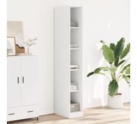 Vidaxl Garde-Robe Blanc 30x50x200 Cm Bois D'ingénierie Blanc