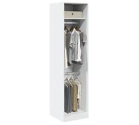 vidaXL Armoire de rangement Blanc 50x50x200 cm Bois d'ingénierie