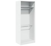 vidaXL Garde-robe 3307792 – Blanc 80 x 50 x 200 cm, bois d'ingénierie