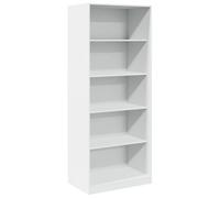 vidaXL Garde-robe Bois d'ingénierie 80x50x200 cm Blanc