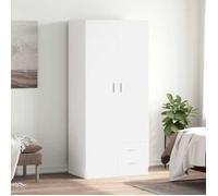 vidaXL Garde-robe 80x52x180 cm Blanc Aggloméré