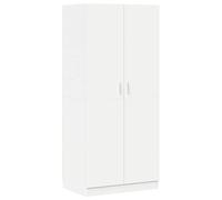 vidaXL Armoire de rangement / Garde-robe – Organisateur de chambre – Blanc Bois d’ingénierie