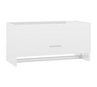 vidaXL Garde-Robe Blanc Brillant 70x32,5x35 cm Bois d'ingénierie