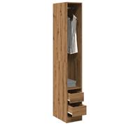 vidaXL Garde-robe chêne artisanal 30x50x200 cm bois d'ingénierie 3307746