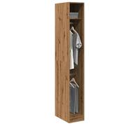 vidaXL Garde-robe chêne artisanal 30×50×200 cm Bois d'ingénierie Marron