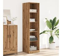 Vidaxl Garde-Robe Chêne Artisanal 50x50x200 Cm Bois D'ingénierie Marron