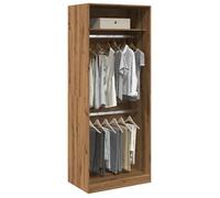 vidaXL Garde-robe chêne artisanal 80 x 50 x 200 cm Bois d'ingénierie Marron