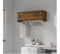 vidaXL Garde-robe Chêne fumé 100x32,5x35 cm Bois d'ingénierie 815213