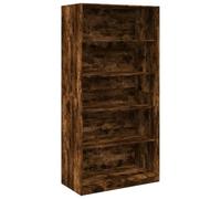 vidaXL Garde-Robe chêne fumé 100x50x200 cm Bois d'ingénierie
