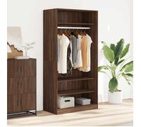 vidaXL Garde-robe 826616 chêne marron 100x50x200 cm bois d'ingénierie