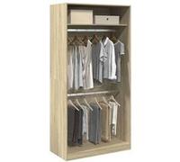 vidaXL Garde-robe Chêne Sonoma 100x50x200 cm Aggloméré Marron