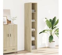 Vidaxl Garde-Robe Chêne Sonoma 30x50x200 Cm Bois D'ingénierie Marron