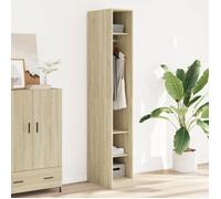 vidaXL Garde-robe chêne sonoma 30x50x200 cm bois d'ingénierie, armoire de rangement, organisateur de garde-robe, armoire, 3307686