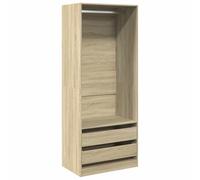vidaXL Garde-robe Chêne Sonoma – 80×50×200 cm – Bois d'ingénierie