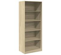 vidaXL Garde-robe chêne Sonoma 80x50x200 cm bois d'ingénierie Marron