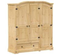 vidaXL Garde-robe Corona 151,5x52x170 cm Bois de pin massif – Placard de chambre