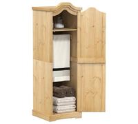 vidaXL Garde-robe Corona – bois de pin massif 55 x 52 x 170 cm Marron