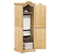 Vidaxl Garde-Robe Corona 55x52x170 Cm Bois De Pin Massif Marron