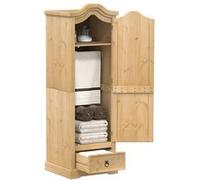 vidaXL Garde-robe Corona 55x52x170 cm bois de pin massif, armoire de rangement, organisateur de garde-robe, armoire, 4002765