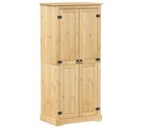 vidaXL Garde-Robe Corona 76x50x170 cm Bois de pin Massif, Armoire de Rangement, Organisateur de Garde-Robe, Armoire, Placard, Garde-Robe de Chambre