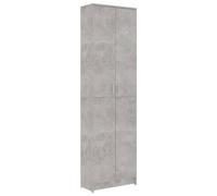vidaXL Garde-Robe de Couloir, Armoire à Vêtements, Meuble de Rangement Chambre à Coucher, Organisateur de Maison Intérieur, Gris Béton Bois d’Ingénierie