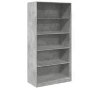 vidaXL Garde-robe 3307732 Gris béton 100x50x200 cm Aggloméré