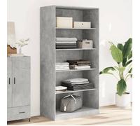 vidaXL Garde-robe Gris béton 100x50x200 cm Aggloméré 3307732