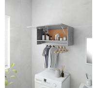 vidaXL Garde-robe gris béton 70x32,5x35 cm bois d'ingénierie