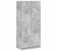 vidaXL Garde-Robe, Armoire de Rangement, Organisateur de Chambre à Coucher, Meuble de Rangement Maison Intérieur, Gris Béton Bois d’Ingénierie