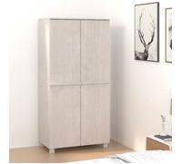 vidaXL Garde-robe HAMAR Blanc 89x50x180 cm Bois massif de pin 340481