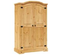 vidaXL Garde-Robe Meuble de Rangement Pin Mexicain Gamme Corona 2 Portes