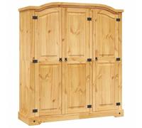 vidaXL Garde-Robe Meuble de Rangement Pin Mexicain Gamme Corona 3 Portes