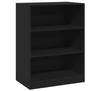 vidaXL Garde-Robe Noir 77x48x102 cm Bois d'ingénierie, Armoire de Rangement, Organisateur de Garde-Robe, Armoire, Placard, Garde-Robe de Chambre