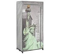 vidaXL Garde-robe New York 75x45x160 cm Tissu