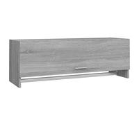 vidaXL Garde-robe Sonoma gris Bois d'ingénierie 100 x 32,5 x 35 cm