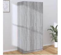 vidaXL Garde-robe Sonoma gris 80x52x180 cm Bois d'ingénierie 815352
