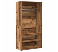 vidaXL Garde-Robe Vieux Bois 100x50x200 cm Bois d'ingénierie