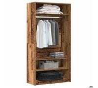 vidaXL Garde-robe 3318624 vieux bois (bois d'ingénierie) 100x50x200 cm Marron G