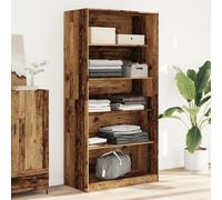 vidaXL Garde-Robe Vieux Bois 100x50x200 cm Bois d'ingénierie, Armoire de Rangement, Organisateur de Garde-Robe, Armoire, Placard